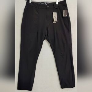Stone Falcon Men’s Slim Fit‎ Performance Pants, 36, Black, Superior Fabrication